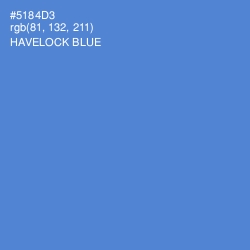 #5184D3 - Havelock Blue Color Image