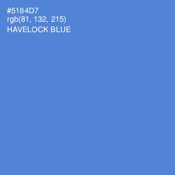 #5184D7 - Havelock Blue Color Image