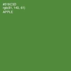 #518C3D - Apple Color Image