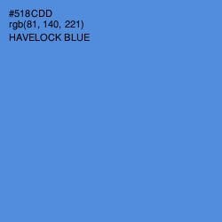 #518CDD - Havelock Blue Color Image