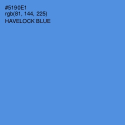 #5190E1 - Havelock Blue Color Image