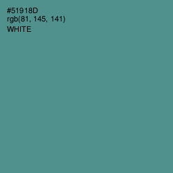 #51918D - Smalt Blue Color Image