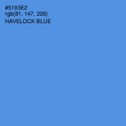 #5193E2 - Havelock Blue Color Image