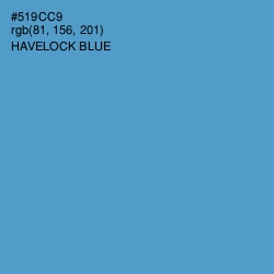 #519CC9 - Havelock Blue Color Image