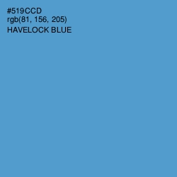 #519CCD - Havelock Blue Color Image