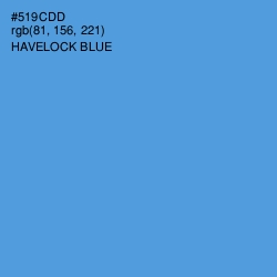 #519CDD - Havelock Blue Color Image