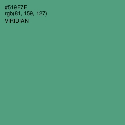 #519F7F - Viridian Color Image