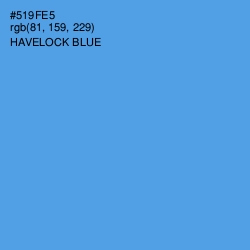 #519FE5 - Havelock Blue Color Image