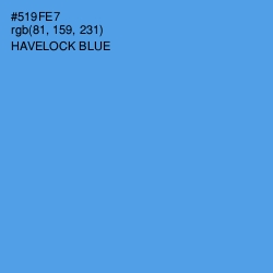 #519FE7 - Havelock Blue Color Image