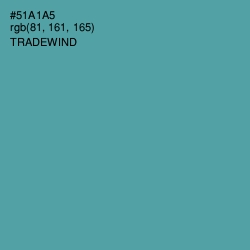 #51A1A5 - Tradewind Color Image