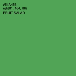 #51A456 - Fruit Salad Color Image