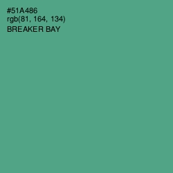 #51A486 - Breaker Bay Color Image