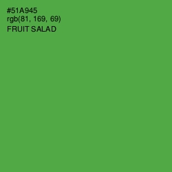 #51A945 - Fruit Salad Color Image