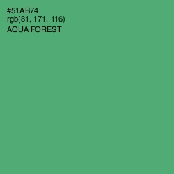 #51AB74 - Aqua Forest Color Image
