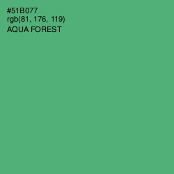 #51B077 - Aqua Forest Color Image