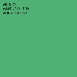 #51B174 - Aqua Forest Color Image