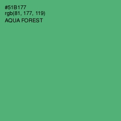 #51B177 - Aqua Forest Color Image