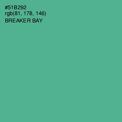 #51B292 - Breaker Bay Color Image