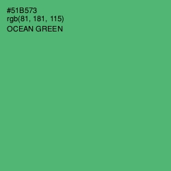 #51B573 - Ocean Green Color Image