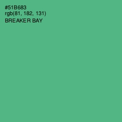 #51B683 - Breaker Bay Color Image