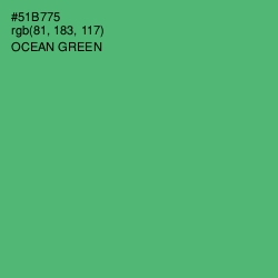 #51B775 - Ocean Green Color Image