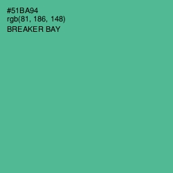 #51BA94 - Breaker Bay Color Image