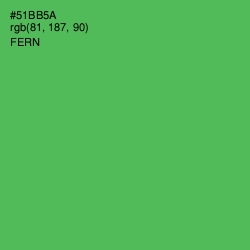 #51BB5A - Fern Color Image