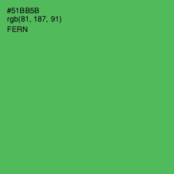 #51BB5B - Fern Color Image