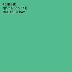 #51BB8D - Breaker Bay Color Image
