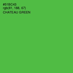 #51BC43 - Chateau Green Color Image