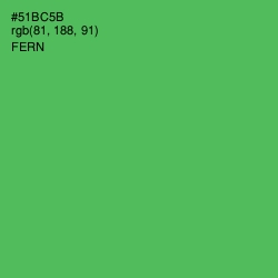 #51BC5B - Fern Color Image