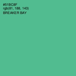 #51BC8F - Breaker Bay Color Image