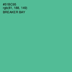#51BC95 - Breaker Bay Color Image
