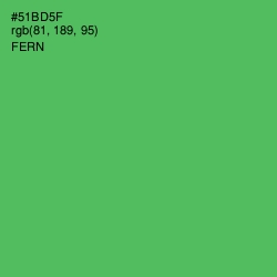 #51BD5F - Fern Color Image