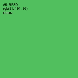 #51BF5D - Fern Color Image