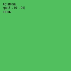 #51BF5E - Fern Color Image