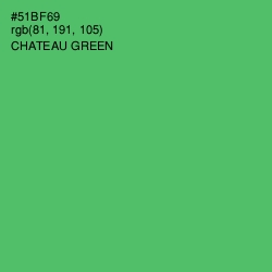 #51BF69 - Chateau Green Color Image