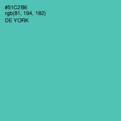 #51C2B6 - De York Color Image