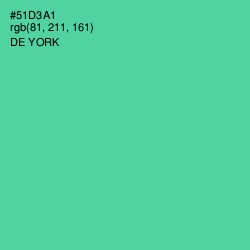 #51D3A1 - De York Color Image