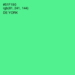 #51F190 - De York Color Image