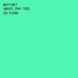 #51F4B7 - De York Color Image