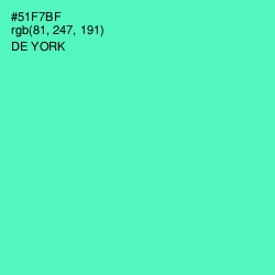 #51F7BF - De York Color Image