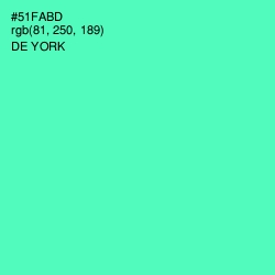 #51FABD - De York Color Image