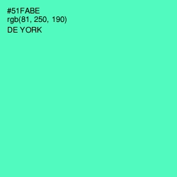 #51FABE - De York Color Image