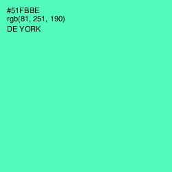 #51FBBE - De York Color Image