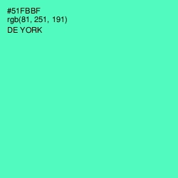 #51FBBF - De York Color Image