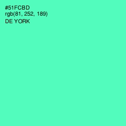 #51FCBD - De York Color Image