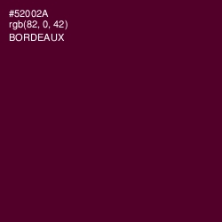 #52002A - Bordeaux Color Image