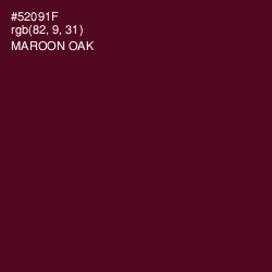 #52091F - Maroon Oak Color Image