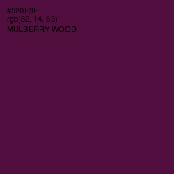 #520E3F - Mulberry Wood Color Image